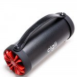 Wholesale Outdoor Drum Style Portable Bluetooth Speaker with Handle S33C (Black Red)